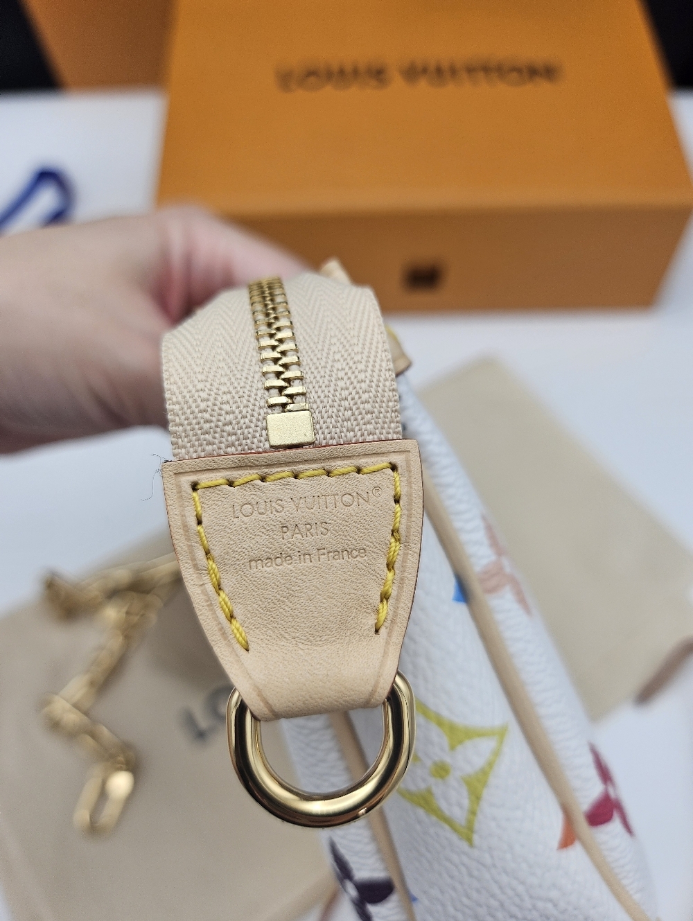 Brand new authentic Louis Vuitton LV x TM Pochette Accessoires, Multicolor - Picture 6 of 17